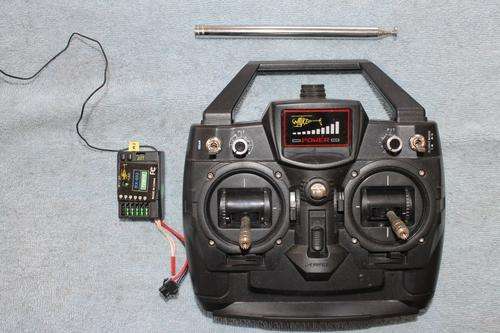 Radio control transmitter and receiver for Walkera 360 Acrobatic helicopter